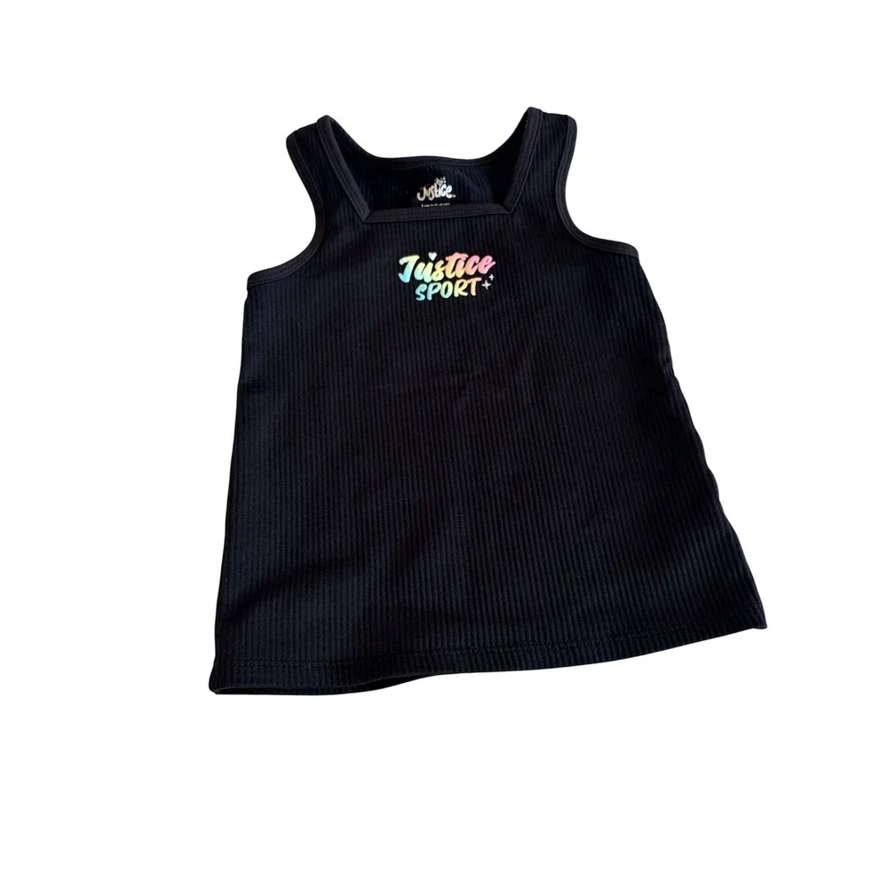 *4for$20 Mix&Match* Justice Sport Little Girls Ribbed Tank Top Size XS